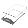 Case transparente para discos 2.5 púlgadas SSD o HDD SATA a USB 3.0