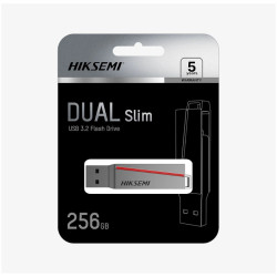 Pendrive HIKSEMI Dual Slim (USB 3.2 Type-A & Type C)