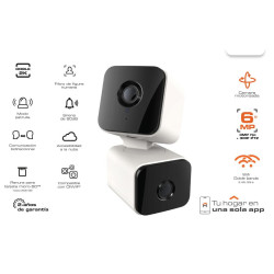 Cámara inteligente Wi-Fi® de doble lente PTZ (NHC-IP30DL)